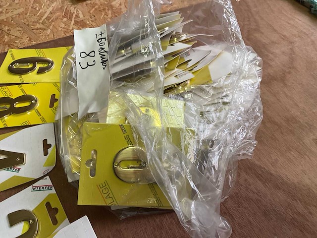 Koperen huis nummers - afbeelding 3 van  4