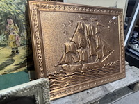 Koperen kader boot - afbeelding 1 van  2