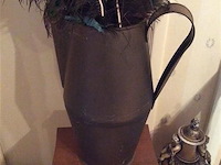 Koperen kan + veren - afbeelding 1 van  3