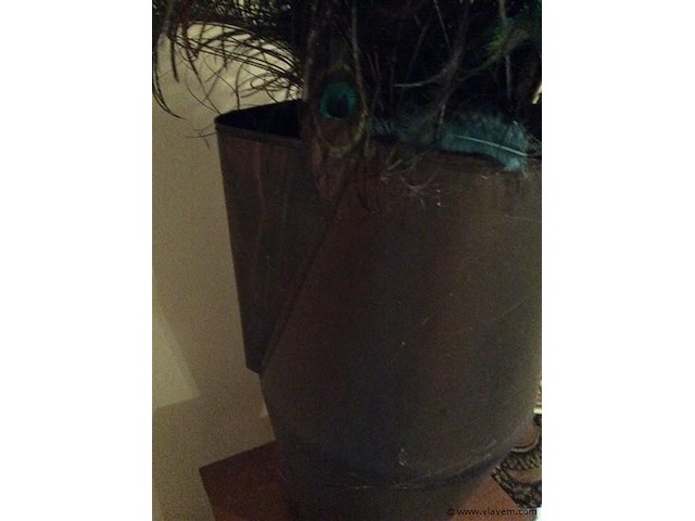 Koperen kan + veren - afbeelding 2 van  3