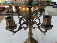 Koperen kandelaars 2 stuks - afbeelding 2 van  3