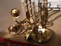 Koperen kandelaars (x10) - afbeelding 3 van  4