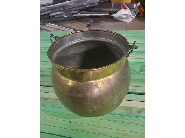 Koperen ketel h 290 mm ø 330 mm - afbeelding 2 van  3