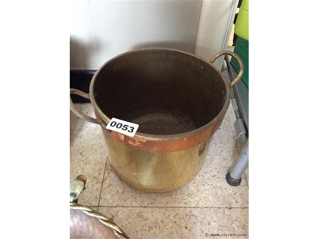 Koperen ketel - afbeelding 1 van  2