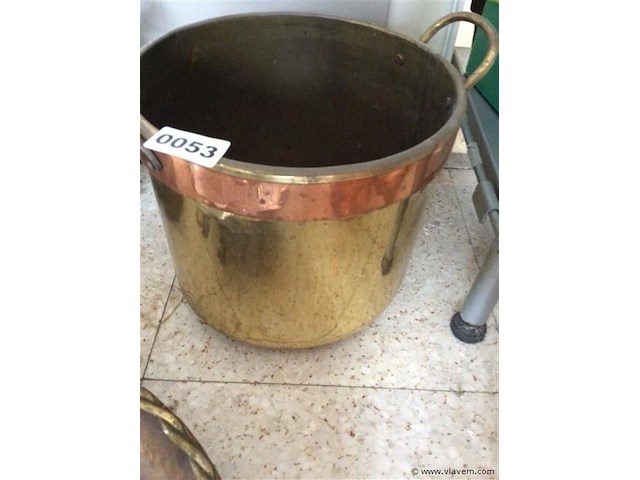 Koperen ketel - afbeelding 2 van  2