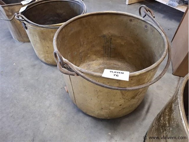 Koperen ketel - afbeelding 1 van  1