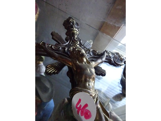 Koperen kruisbeeld h36 - afbeelding 2 van  2