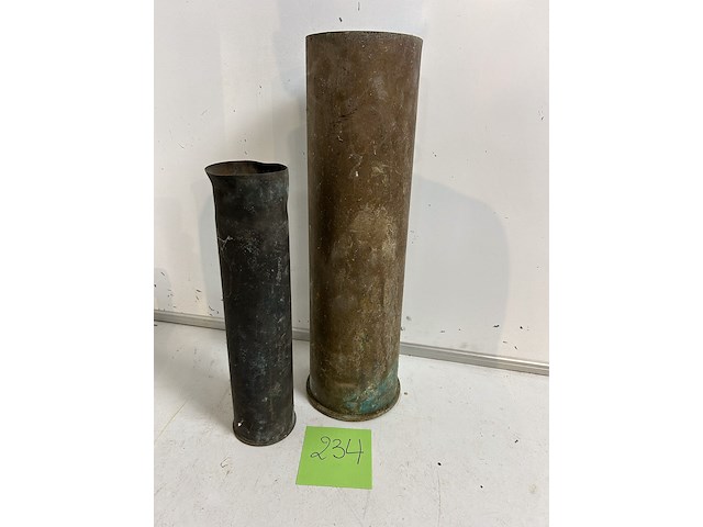 Koperen obushuls wo1 2 items - afbeelding 1 van  1