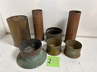 Koperen obushuls wo1 7 items - afbeelding 1 van  1