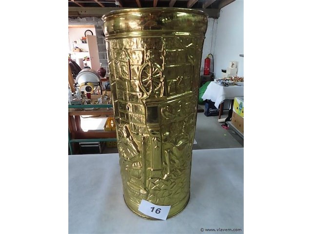 Koperen parapluhouder - afbeelding 1 van  3