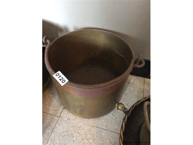 Koperen pot - afbeelding 1 van  2