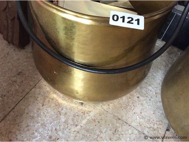 Koperen pot - afbeelding 2 van  2
