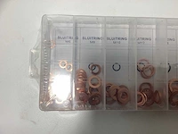Koperen ringen assortiment - 110-delig - m6 t/m m16 (2x) - afbeelding 4 van  8