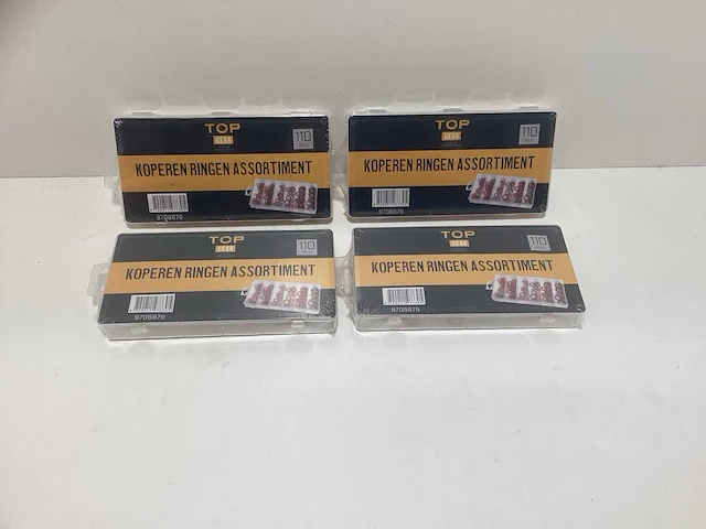 Koperen ringen assortiment - 110-delig - m6 t/m m16 (2x) - afbeelding 7 van  8