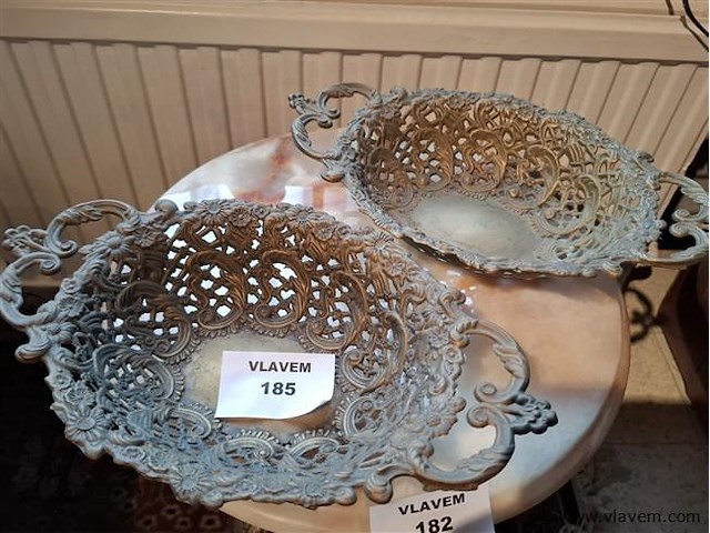 Koperen schaal - afbeelding 1 van  2