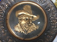 Koperen wandplaat - afbeelding 1 van  2