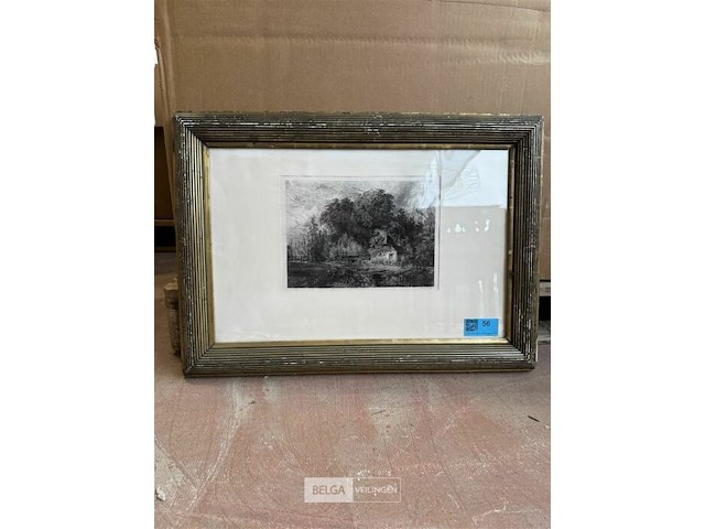 Kopie schilderij landschap - afbeelding 1 van  3