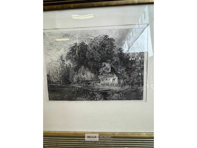 Kopie schilderij landschap - afbeelding 2 van  3