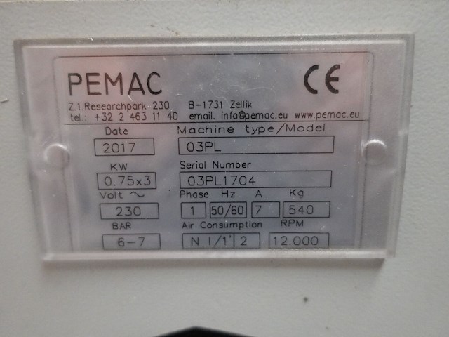 Kopieerfreesmachine pemac - afbeelding 5 van  5