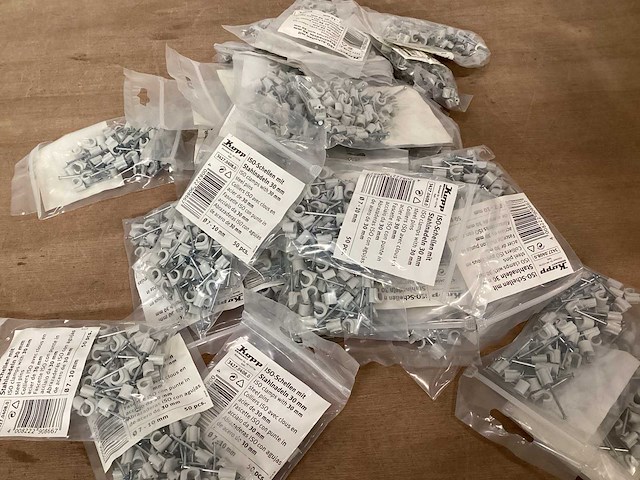 Kopp kabelclips 7-10 mm, zak 50 stuks (34x) - afbeelding 2 van  4