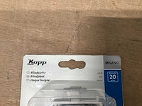 Kopp milano blindplaat wit (13x) - afbeelding 2 van  3