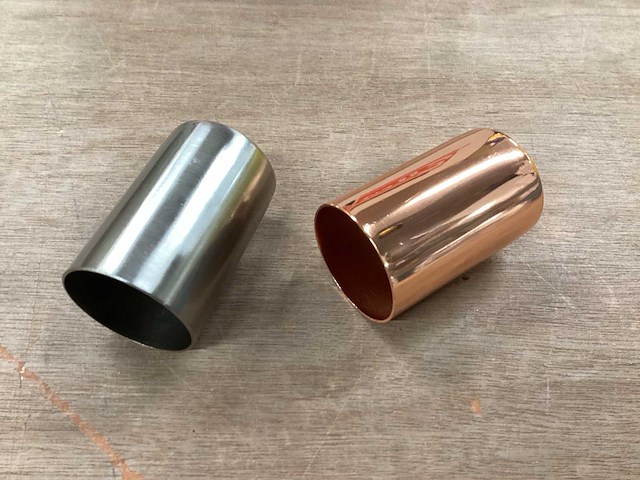 Kopp mix kavel fittinghuis rvs en koper (28x) - afbeelding 2 van  4