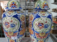 Koppel dekselvazen h 73cm - afbeelding 1 van  4