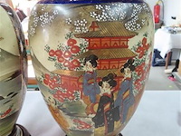 Koppel japanse vazen h 36cm - afbeelding 2 van  4
