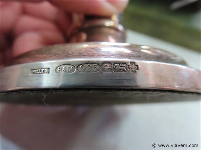 Koppel sterling 925 kandelaars - afbeelding 5 van  5