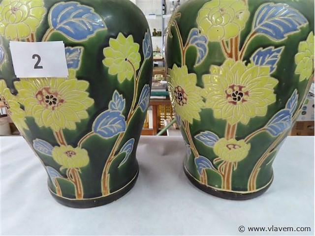 Koppel vazen h 53cm - afbeelding 2 van  3