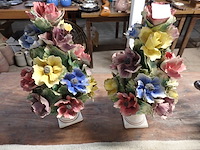 Koppel vintage keramiek italïe