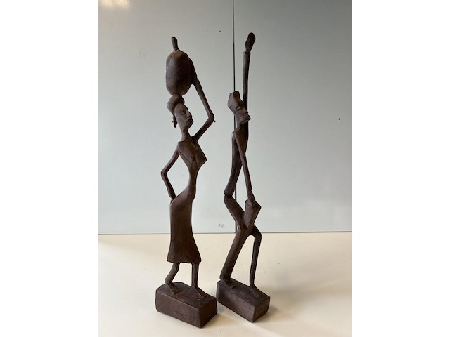 Koppeltje slanke beeldjes - afbeelding 2 van  4