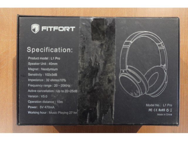 Koptelefoon fitfort - afbeelding 2 van  2