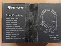 Koptelefoon fitfort - afbeelding 2 van  2