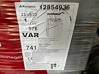 Koramic storm pan vario 18 mat zwart partij dakpannen - afbeelding 2 van  5