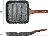 Kordisen antiaanbak grillpan - afbeelding 2 van  4