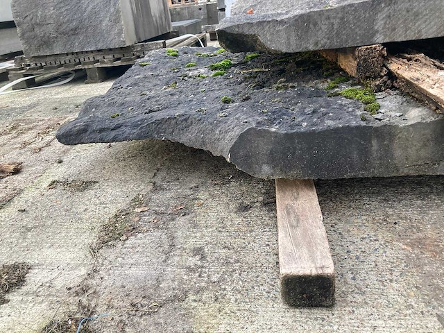 Korstplaat belgische blauwe steen (2x) - afbeelding 3 van  4