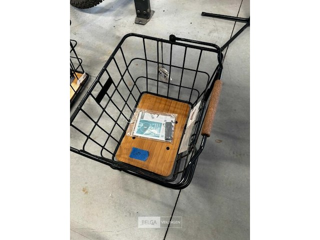 Kosz basil nordland mik, 40x32x30cm, czarn./braz, o szer.oczkach - afbeelding 1 van  1