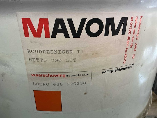 Koudreiniger 200 liter - afbeelding 1 van  2