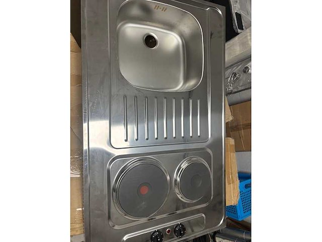 Kovinoplastika - keramische kookplaat met wasbak 3000w - afbeelding 3 van  5