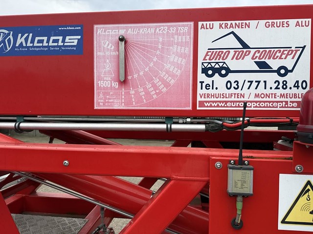 Kraan klaas k23-33 tsr city - afbeelding 30 van  81