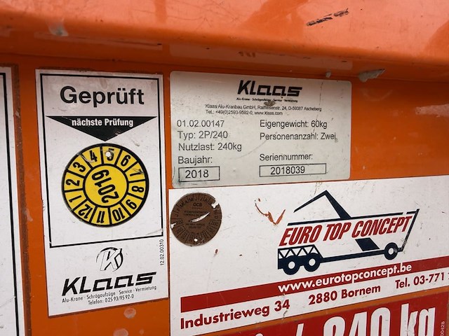 Kraan klaas k23-33 tsr city - afbeelding 49 van  81