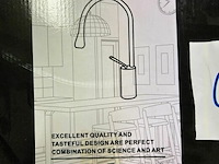 Kraan voor wastafel - kleur goud - afbeelding 3 van  3