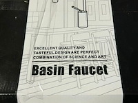 Kraan voor wastafel - kleur rvs - afbeelding 3 van  3