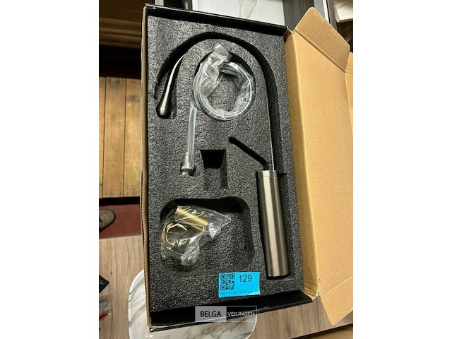 Kraan voor wastafel - kleur rvs - afbeelding 2 van  3