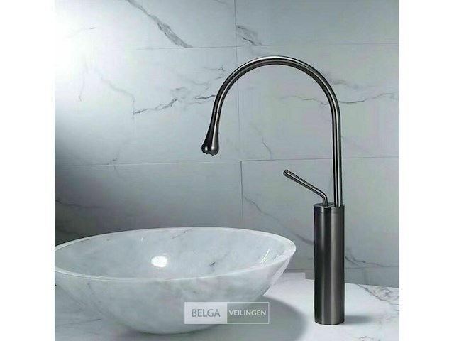 Kraan voor wastafel - kleur rvs - afbeelding 1 van  3