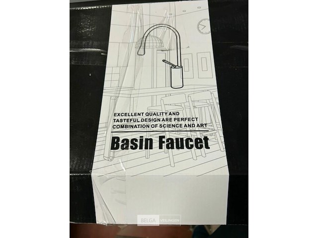 Kraan voor wastafel - kleur rvs - afbeelding 3 van  3
