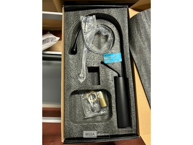 Kraan voor wastafel - kleur zwart - afbeelding 2 van  3