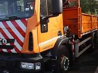 Kraanwagen iveco 190el, datum 1ste inschr 17/8/2011, chassis nr zcfa1vj0402581184, diesel, euro 5, ttm 19000kg, vv kraan hmf rcl 5300 (defect), km-stand laatste keuring 87856, schade rondom - afbeelding 10 van  17