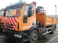 Kraanwagen iveco eurocargo ml130el25, datum 1ste inschrijving 6/2/2012, chassisnummer cfa1vj0402588177, km-stand laatste keuring 175.739, euro 5, vv kraan hmf 1035-k2 - afbeelding 1 van  9